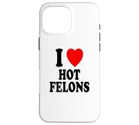 I Heart (Amor) Delincuentes Calientes Cárcel Prisión Condena Libertad Condena Carcasa para iPhone 16 Pro MAX