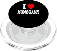 I Heart (Amor) Monogamia PopSockets PopGrip para MagSafe