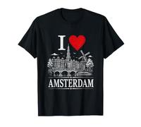 I Heart Amsterdam I Love Amsterdam Souvenir Camiseta