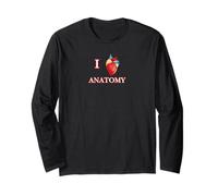 I Heart Anatomy Cardiac Anatómica Estudiante Médico Médico Manga Larga