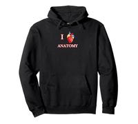 I Heart Anatomy Cardiac Anatómica Estudiante Médico Médico Sudadera con Capucha