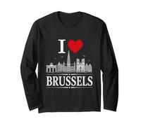 I Heart Brussels I Love Brussels Souvenir Manga Larga