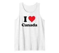 I Heart Canada Love Country Souvenir Themed Stuff Camiseta sin Mangas
