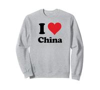 I Heart China Love Country Souvenir Themed Stuff Sudadera