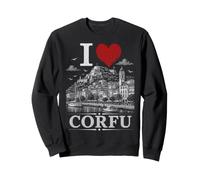 I Heart Corfu I Love Corfu Souvenir Sudadera