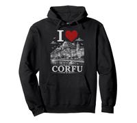 I Heart Corfu I Love Corfu Souvenir Sudadera con Capucha