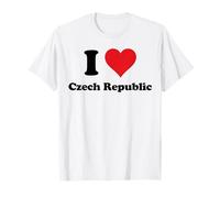 I Heart Czech Republic Love Country Souvenir Themed Stuff Camiseta