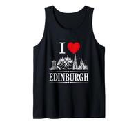 I Heart Edinburgh I Love Edinburgh Souvenir Camiseta sin Mangas