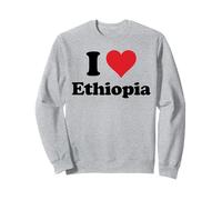 I Heart Ethiopia Love Country Souvenir Themed Stuff Sudadera
