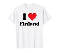 I Heart Finland Love Country Souvenir Themed Stuff Camiseta