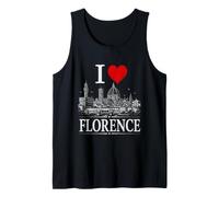I Heart Florence I Love Florence Souvenir Camiseta sin Mangas