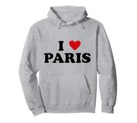 I Heart France City - Me Encanta París Sudadera con Capucha