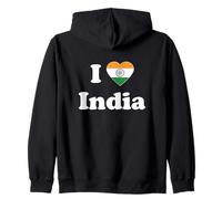 I Heart India Indian I Love India Sudadera con Capucha