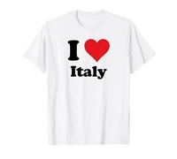 I Heart Italy Love Country Souvenir Themed Stuff Camiseta