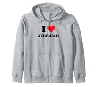 I Heart Jeremiah Nombre Me encantan las cosas personalizadas Sudadera con Capucha