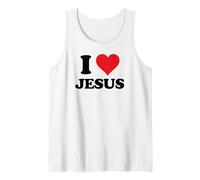 I Heart Jesus First Name I Love Custom Stuff Camiseta sin Mangas