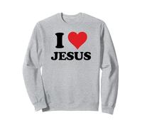 I Heart Jesus First Name I Love Custom Stuff Sudadera