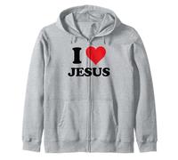 I Heart Jesus First Name I Love Custom Stuff Sudadera con Capucha
