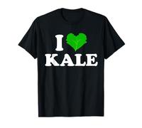 I Heart Kale Brassica Ensalada de Hojas Verdes Vegetales Vegano Garden Farm Camiseta