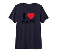 I Heart Katy First Name I Love Personalized Stuff Camiseta Premium
