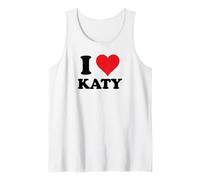 I Heart Katy First Name I Love Personalized Stuff Camiseta sin Mangas