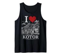 I Heart Kotor I Love Kotor Souvenir Camiseta sin Mangas