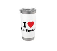 I Heart La Spezia Italia Love - Recuerdo italiano Vaso térmico de acero inoxidable de doble pared