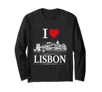 I Heart Lisbon I Love Lisbon Souvenir Manga Larga