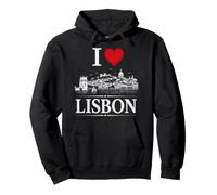 I Heart Lisbon I Love Lisbon Souvenir Sudadera con Capucha