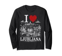 I Heart Ljubljana I Love Ljubljana Souvenir Manga Larga