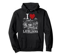 I Heart Ljubljana I Love Ljubljana Souvenir Sudadera con Capucha