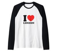 I Heart London Exclusive Modern Graphic PAPL2726 Camiseta Manga Raglan