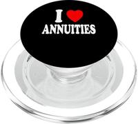 I Heart (Love) Anuities Investing Retirement Income PopSockets PopGrip para MagSafe