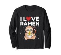 I Heart Love Ramen - Fideos japoneses Divertidos Anime Perezoso Kawaii Manga Larga