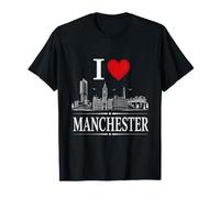 I Heart Manchester I Love Manchester Souvenir Camiseta