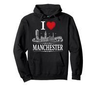I Heart Manchester I Love Manchester Souvenir Sudadera con Capucha