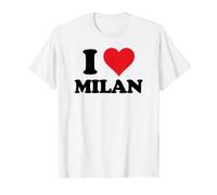 I Heart Milan First Name I Love Personalized Stuff Camiseta