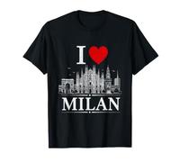 I Heart Milan I Love Milan Souvenir Camiseta