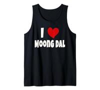 I Heart Moong Dal para Amante de la Comida I Love Moong Dal Camiseta sin Mangas