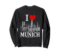 I Heart Munich I Love Munich Souvenir Sudadera