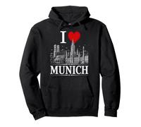 I Heart Munich I Love Munich Souvenir Sudadera con Capucha