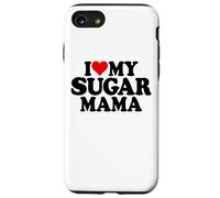 I Heart MY Sugar Mama I Love MY AZÚCAR MAMÁ MAMÁ Carcasa para iPhone SE (2020) / 7/8