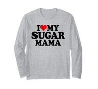 I Heart MY Sugar Mama I Love MY AZÚCAR MAMÁ MAMÁ Manga Larga