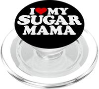 I Heart MY Sugar Mama I Love MY AZÚCAR MAMÁ MAMÁ PopSockets PopGrip para MagSafe
