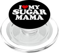 I HEART MY SUGAR MAMA I LOVE MY AZÚCAR MAMÁ MAMÁ PopSockets PopGrip para MagSafe