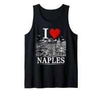I Heart Naples I Love Naples Souvenir Camiseta sin Mangas