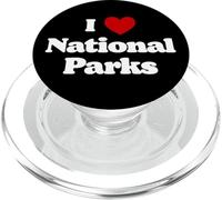 I Heart National Parks Outdoors & Public Lands Lover PopSockets PopGrip para MagSafe