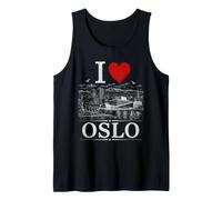 I Heart Oslo I Love Oslo Souvenir Camiseta sin Mangas