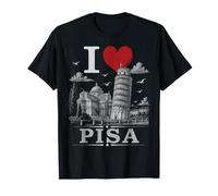I Heart Pisa I Love Pisa Souvenir Camiseta