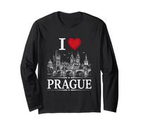 I Heart Prague I Love Prague Souvenir Manga Larga